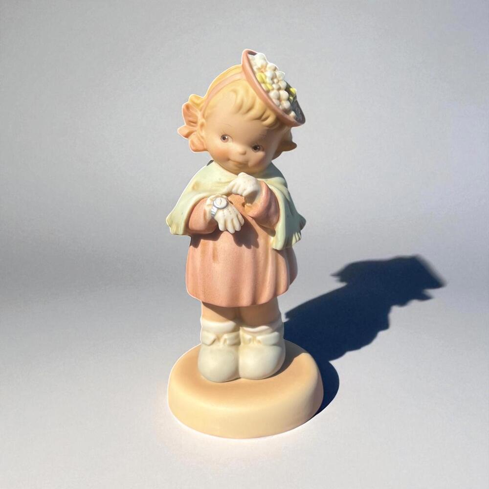 Vintage Enesco "Time To Celebrate" Figurine – Late 20th Century Collectible